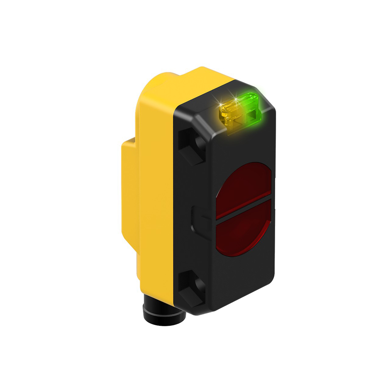 Banner Engineering Photoelectric Sensor; Divergent Diffuse; Rectangular; 300mm Range; 10-30VDC; PNP; LO/DO Configurable; M8 QD